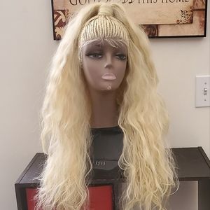 Pre Braided Blonde Bombshell Lace Front Wig